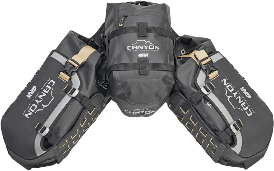 CANYON ADV MODULAR BASE W/BAGS TWO 16L EA ONE 12L | GRT721B
