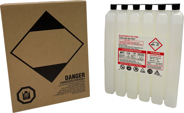SEALED BATTERY ELECTROLYTE PACK 1560CC