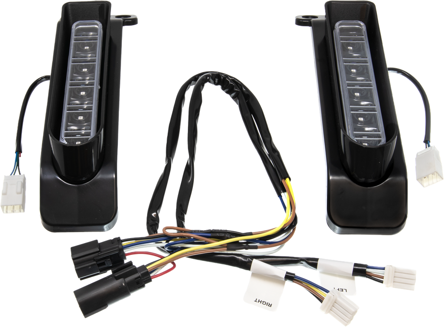 SADDLEBAG FILLER LED INSERTS BLACK | LLC-PSBF-B