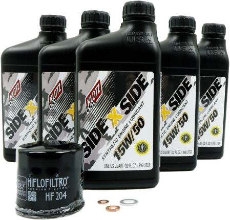 SIDEXSIDE OIL CHANGE KIT 15W50 /W OIL FILTER YAM | KU-107