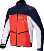 LITE-DURA SOFTSHELL JACKET NAVY/HOT ORANGE/WHITE LG