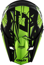 YOUTH MX-46Y UNSTABLE HELMET MATTE BLACK/GREEN YM