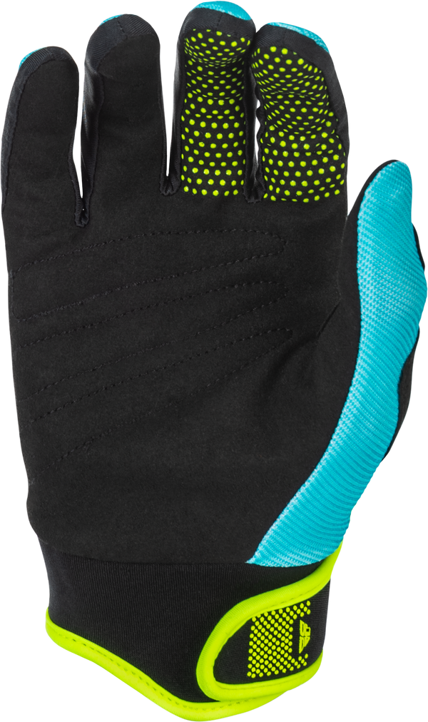 YOUTH F-16 GLOVES AQUA/BLACK/WHITE YL | 379-913YL
