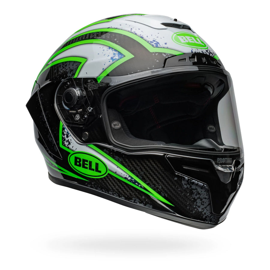 Bell Race Star DLX Flex - Xenon Gloss Black/Kryptonite