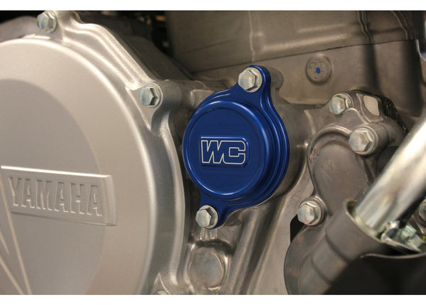 OIL FILTER COVER BLUE YAM