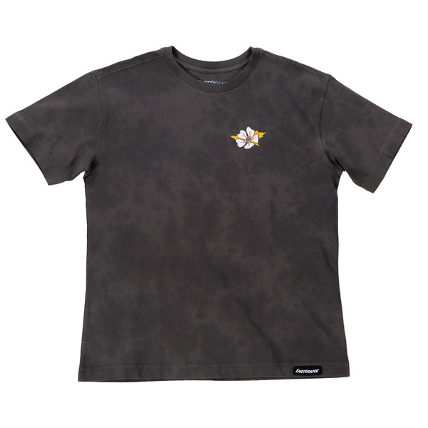 WM FUEL & FLOWER TEE BLK