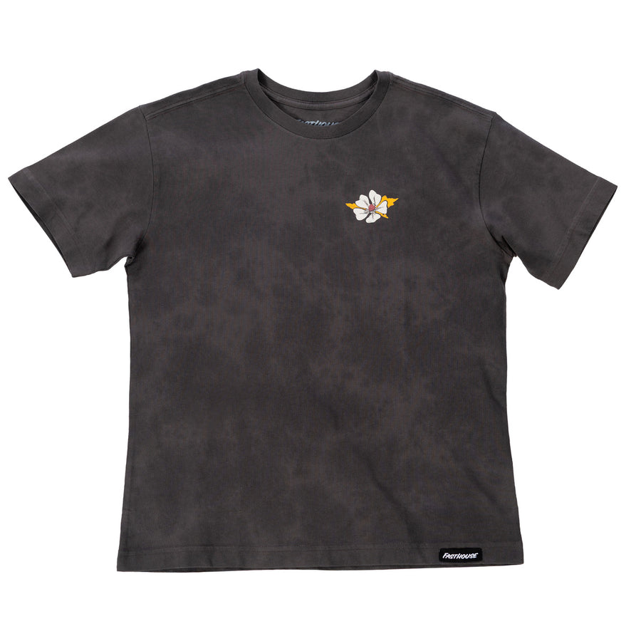 WM FUEL & FLOWER TEE BLK