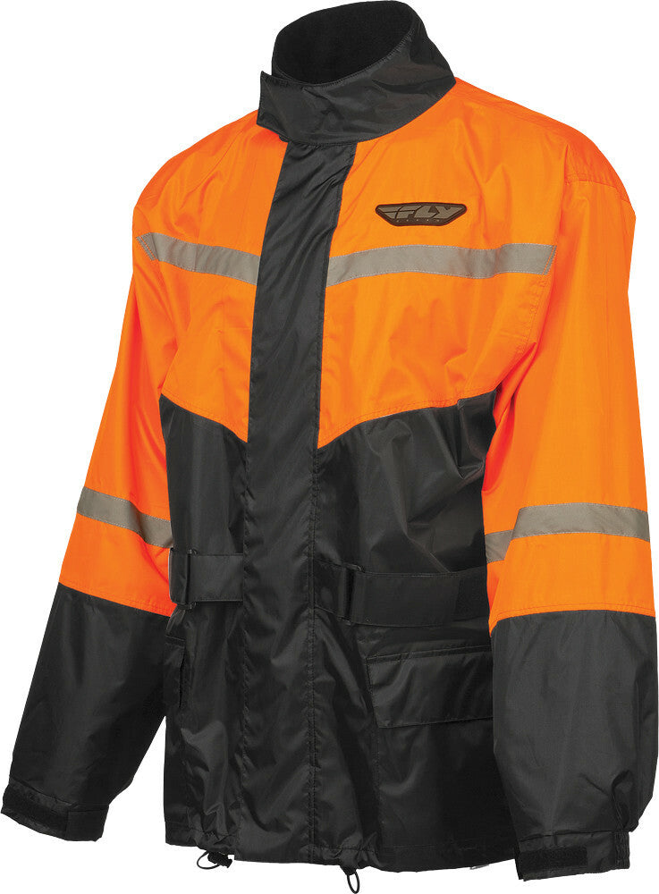 2-PIECE RAIN SUIT BLACK/ORANGE