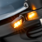 701 LED TURN SIGNALS BLACK W/CLEAR LENS PR