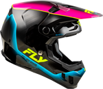 YOUTH FORMULA CC UNDERGLOW HELMET BLACK/PINK/BLUE YL