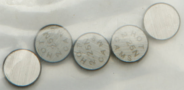 VALVE SHIMS 7.48X2.25MM 5/PK