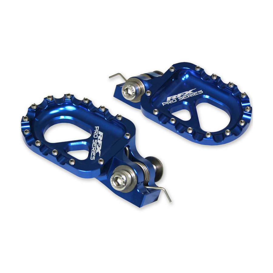 TRIALS FOOTPEGS BLUE GAS/BETA/SHERCO | FXFR 90200 99BU