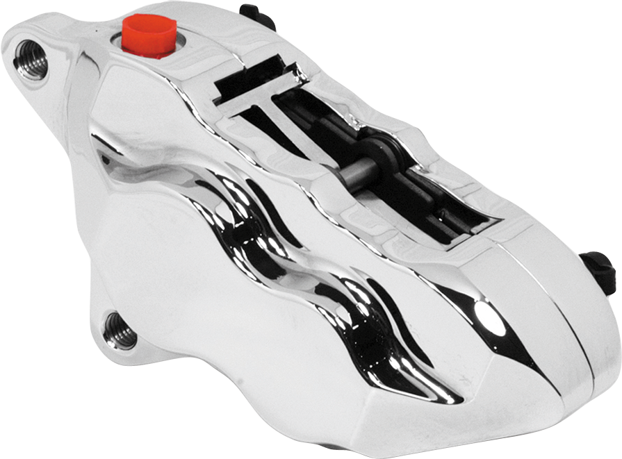 4 PISTON FRONT CALIPER L/H CHROME 00-UP W/ 11.5" ROTOR