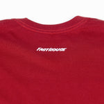 DIE HAPPY LS TEE CARDINAL