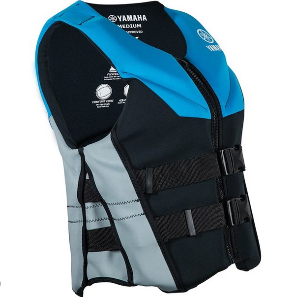 Yamaha Women's Neoprene 2-Buckle PFD - Blue/Black/Gray