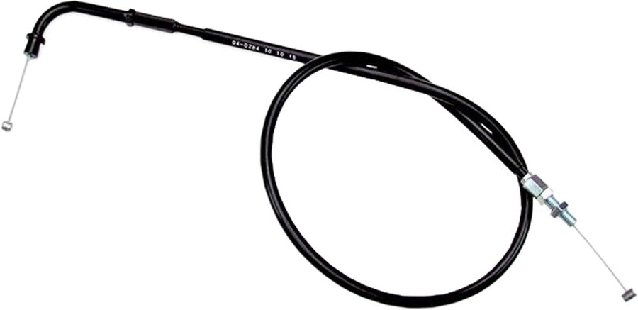 BLACK VINYL THROTTLE PULL CABLE | 04-0284