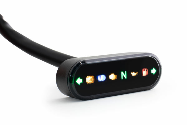 INDICATOR LIGHT DISPLAY METER BLACK