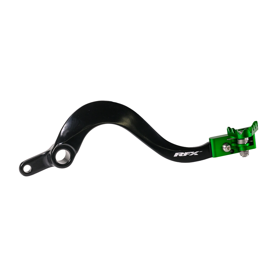 REAR BRAKE PEDAL GREEN FOLDING-TIP KAW | FXRB 20200 99GN