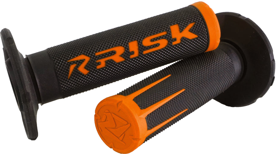 FUSION 2.0 MOTORCYCLE GRIPS ORANGE | 00287