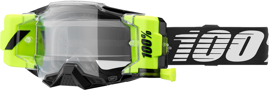 ARMEGA FORECAST GOGGLE BLACK CLEAR LENS | 50006-00005