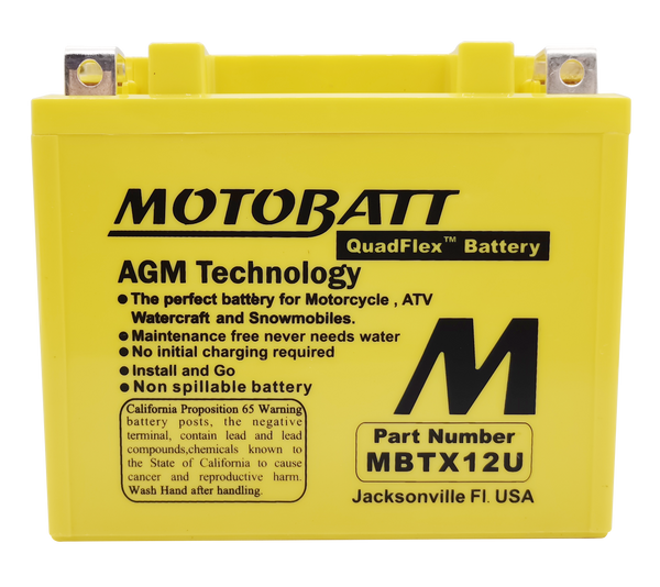 BATTERY MBTX12U SEALED FACTORY ACTIVATED | MBTX12U