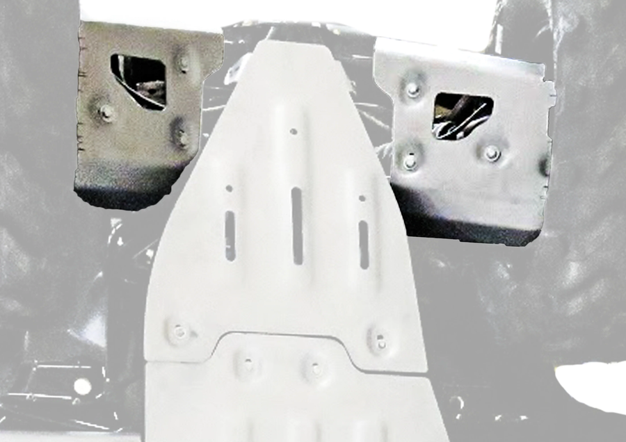 ALLOY FRONT A ARM GUARDS POL | 24.7437.1-5