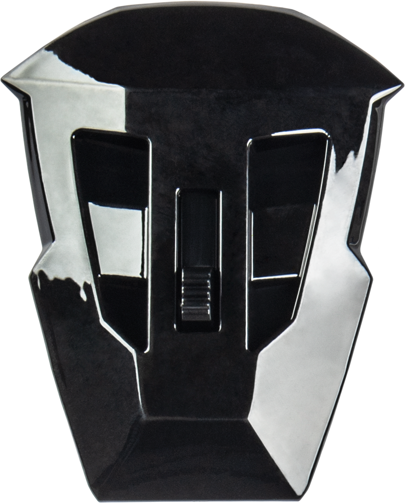 MD-74 MOUTH VENT W/SCREWS BLACK