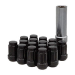 12MMX1.50 LOCK STYLE LUG NUTS BLACK W/KEY 16/PK