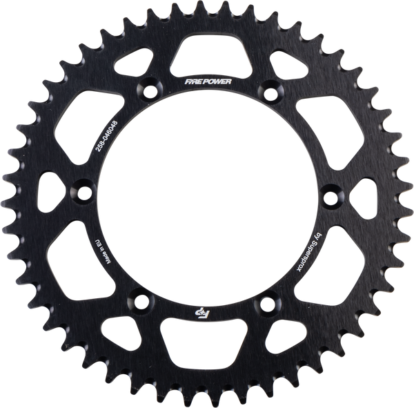 REAR SPROCKET ALUMINUM 48T BLK | FPA-460-48-BLK
