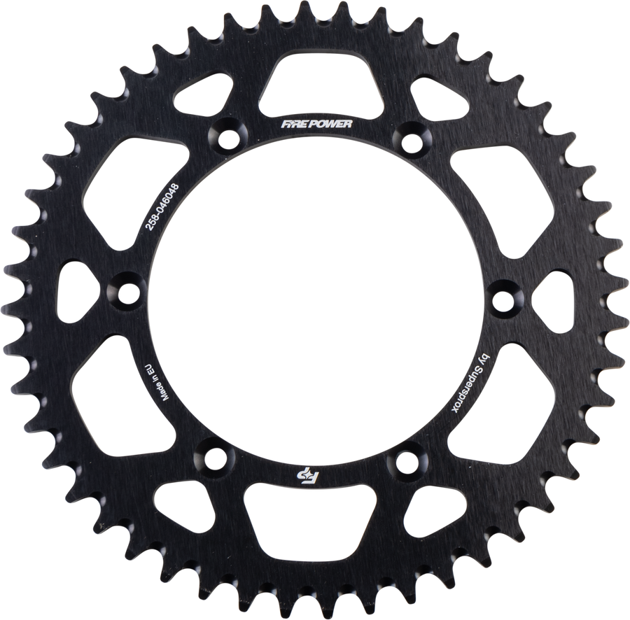 REAR SPROCKET ALUMINUM 48T BLK | FPA-460-48-BLK