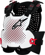 A-4 PLASMA CHEST PROTECTOR BLK/RED/WHT XL/2X | 6500526-132-XLX