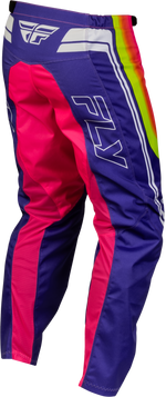 F-16 RAZE PANTS PURPLE/PINK/YELLOW SZ 48