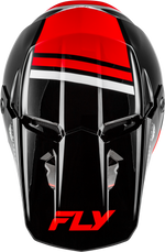 KINETIC VERDICT HELMET BLACK/RED/WHITE 2X