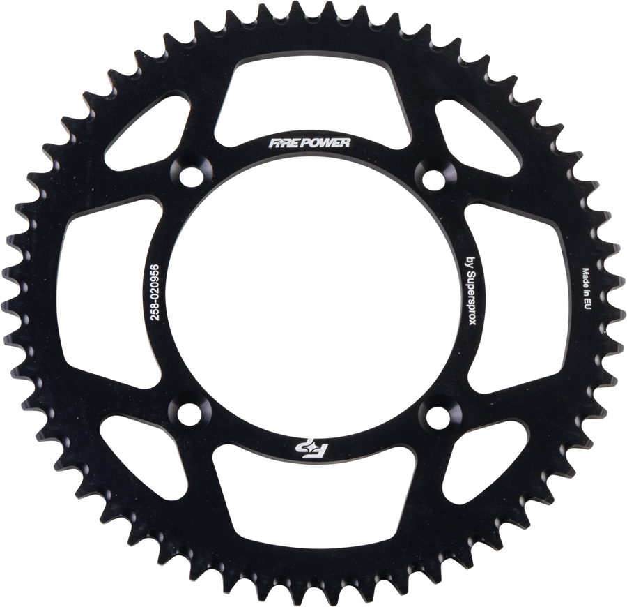 REAR SPROCKET ALUMINUM 56T BLK | FPA-209-56-BLK