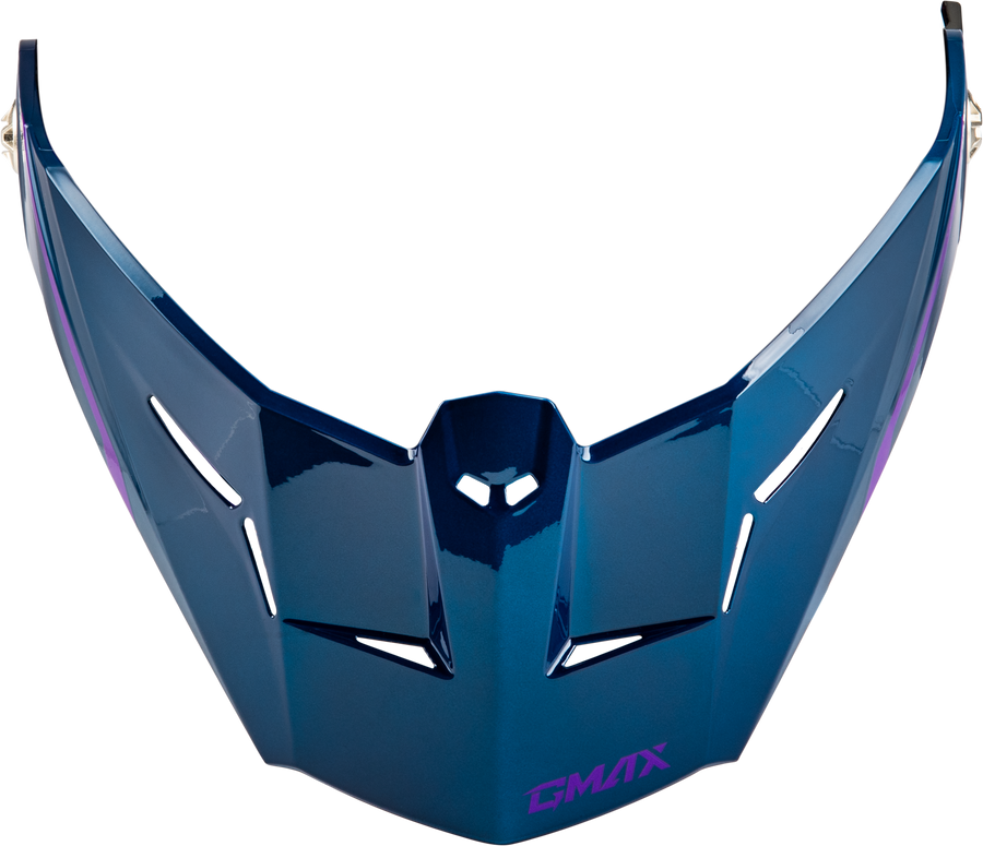 MD-74 VISOR W/SCREWS SPECTRE BLUE/PINK/PURPLE