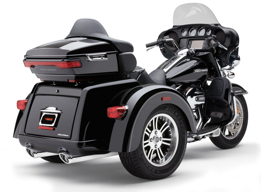 SLIP-ONS W/BILLET TIPS CHROME TRI-GLIDE 09-25 | 6301