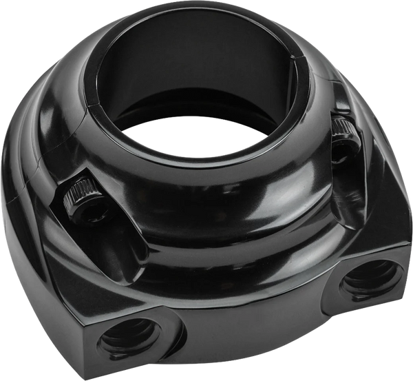 THROTTLE HOUSING DUAL CABLE THREAD IN, BLACK