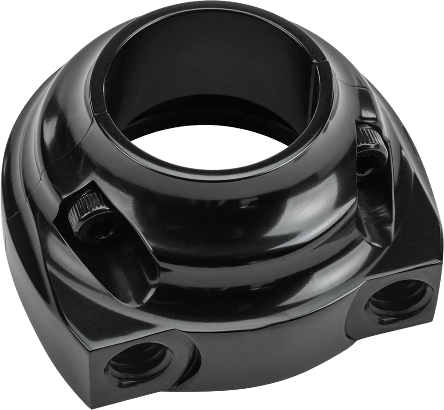 THROTTLE HOUSING DUAL CABLE THREAD IN, BLACK