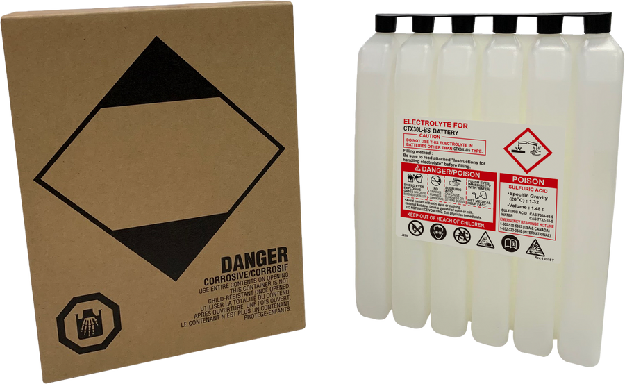 SEALED BATTERY ELECTROLYTE PACK 1482CC