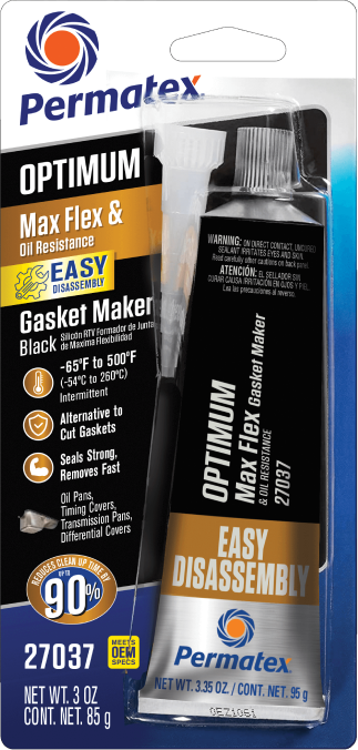 OPTIMUM BLACK RTV SILICONE 3 OZ 12/CASE