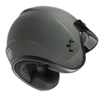 OF-2 OPEN-FACE HELMET MATTE GREEN MD