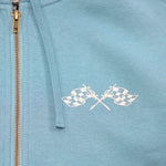 WMN CROWN HOOD ZIPUP DNM