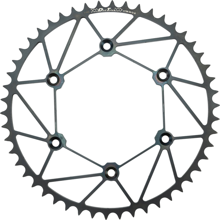 REAR SPROCKET CHROMOLY 44T-520 BLK KTM/HUS/GAS