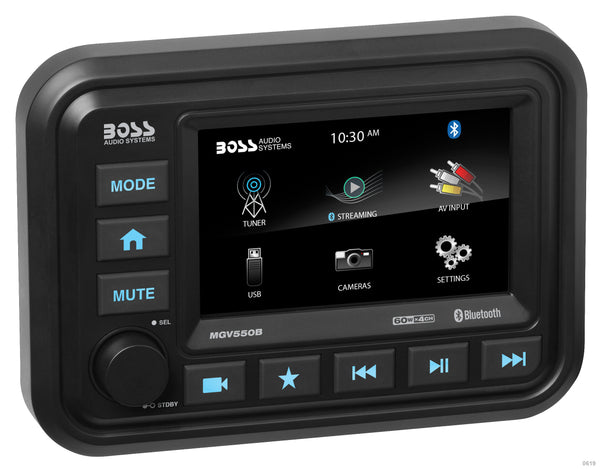5" TOUCH SCREEN BT RECEIVER (CAN BE USED WITH BPRZRD) | MGV550B