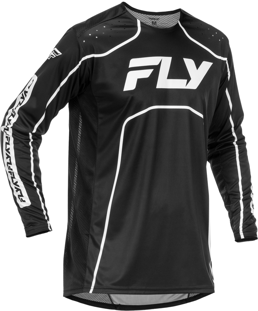 RAYCE BICYCLE JERSEY BLACK/WHITE 2X