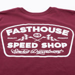 WEDGED TEE MAROON