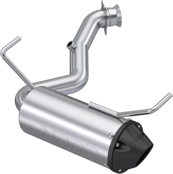 SINGLE SLIP-ON SYSTEM W/ 5" PERFORMANCE MUFFLER BLK TIP | AT-9218PT