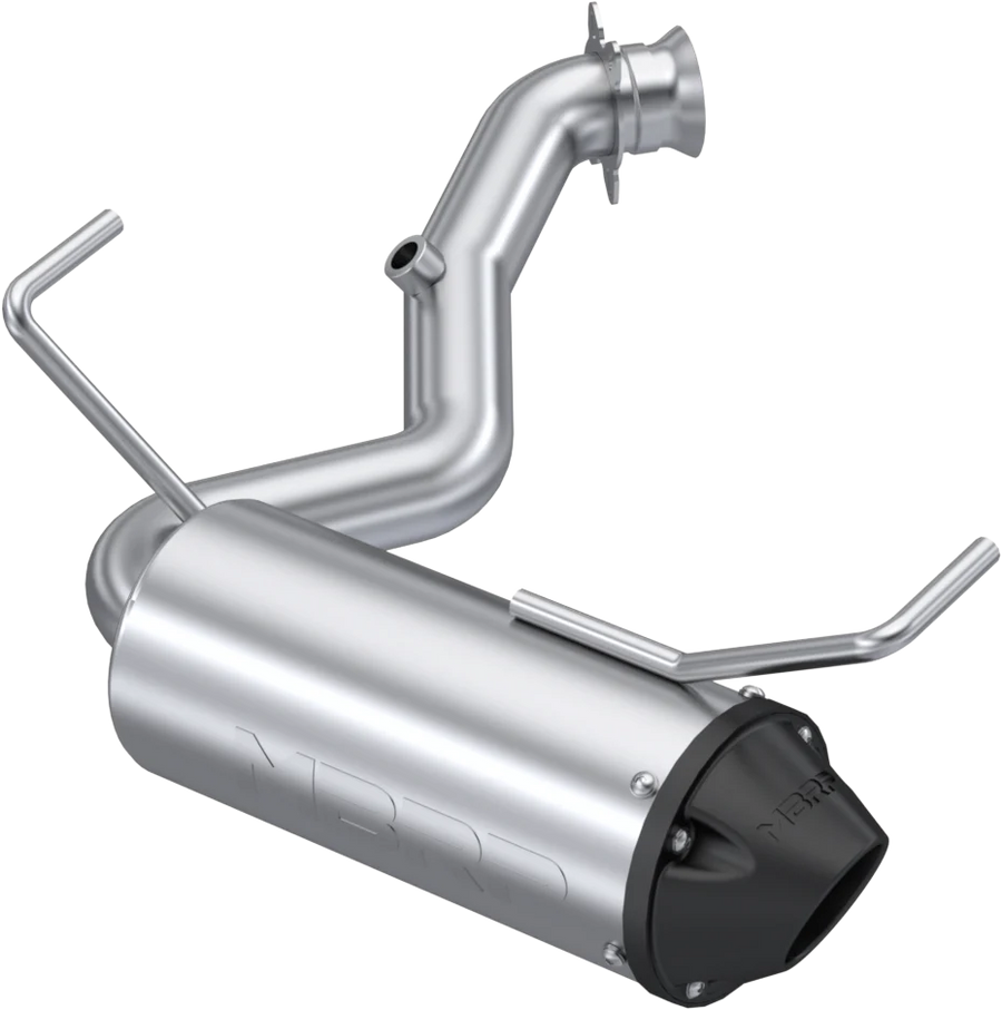 SINGLE SLIP-ON SYSTEM W/ 5" PERFORMANCE MUFFLER BLK TIP | AT-9218PT