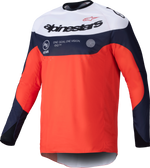 PRO-DURA JERSEY NAVY/HOT ORANGE/WHITE 2X