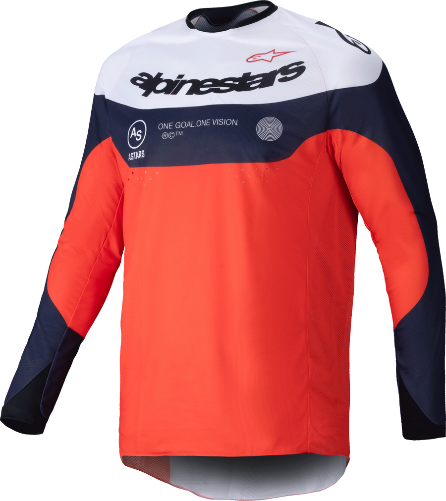 PRO-DURA JERSEY NAVY/HOT ORANGE/WHITE 2X